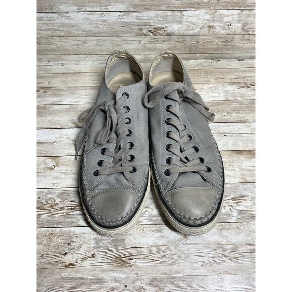 John Varvatos X Converse Sneakers 11.5 M 13.5 W Grey...